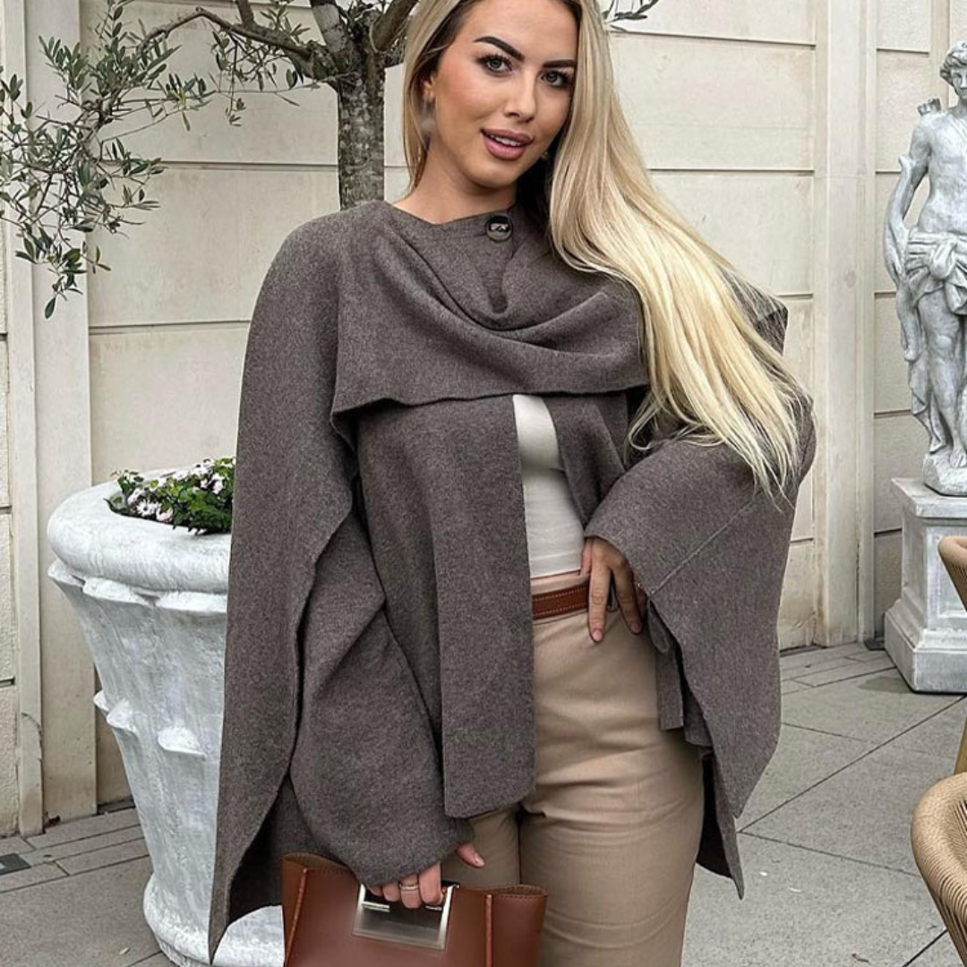 Women's Flairy Cape Coat