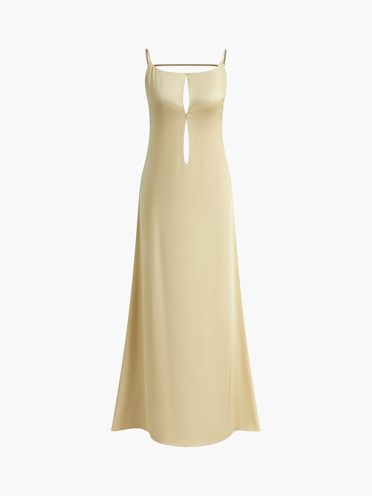 Women's Backless Long Maxi Dress with Open Back