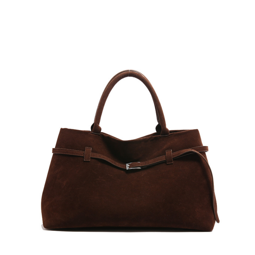 Women's Vegan Suede Tote Bag