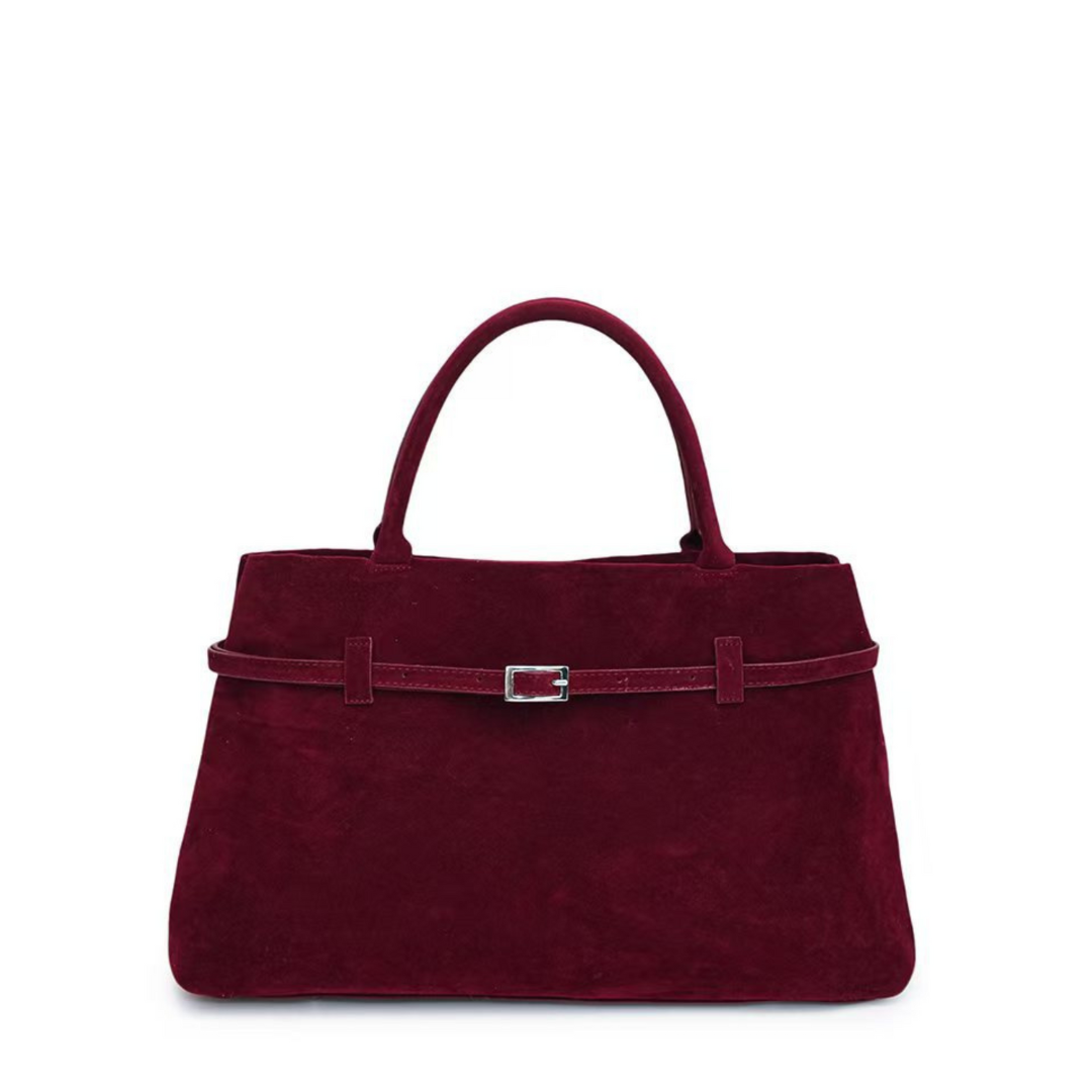 Women's Vegan Suede Tote Bag