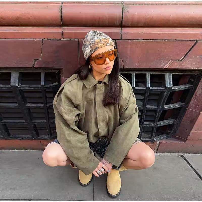 Women's Oversized Zip Jacket