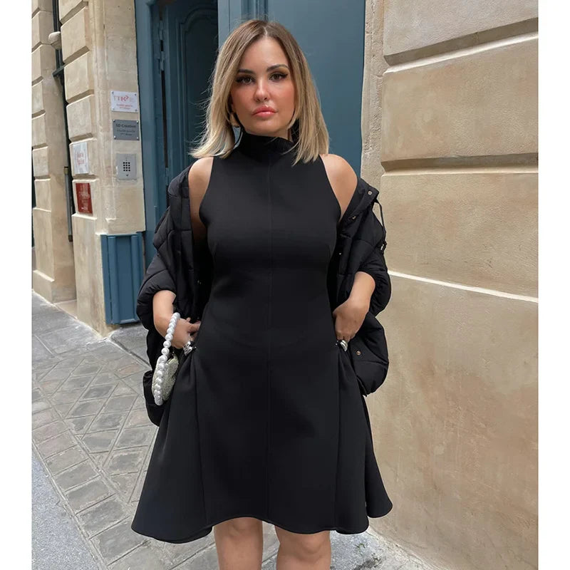 Women's Elegant Sleeveless Mini Dress