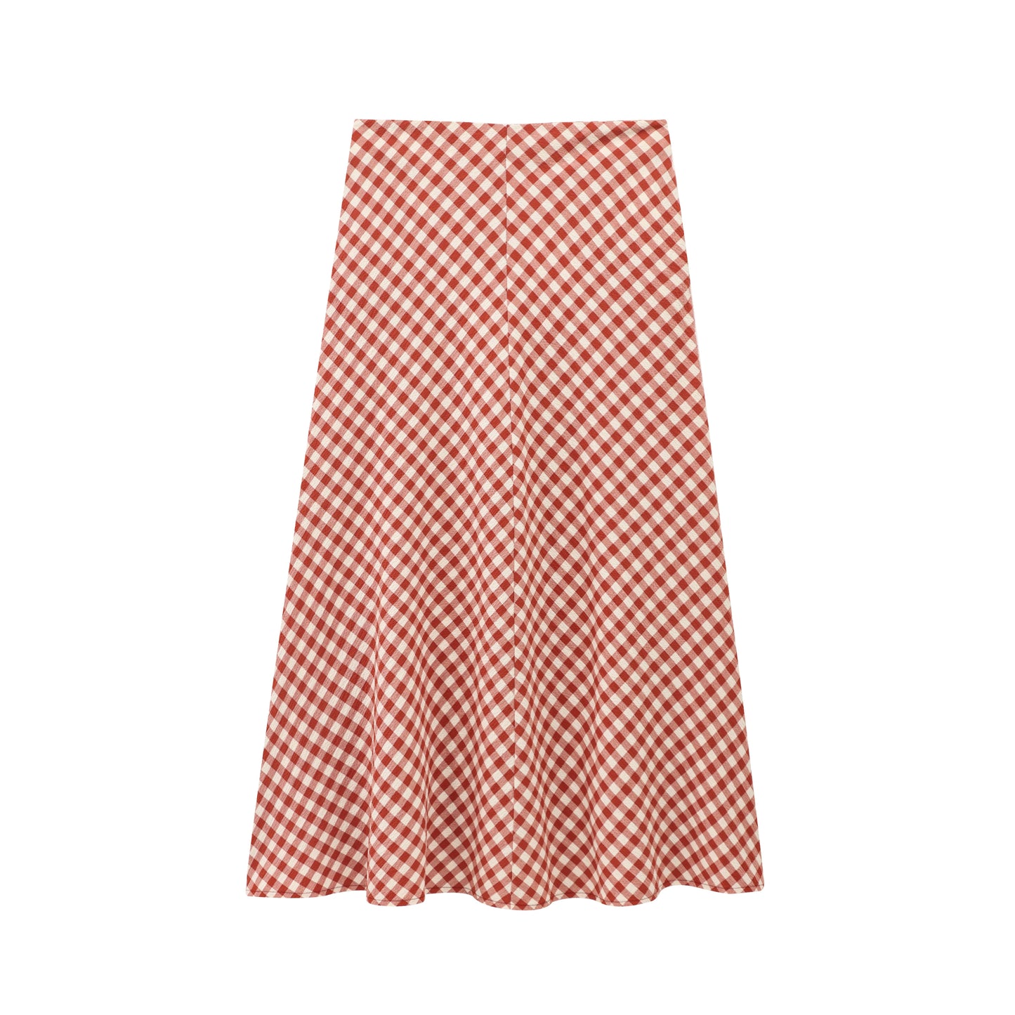 Women's Red Plaid Two-Piece Set